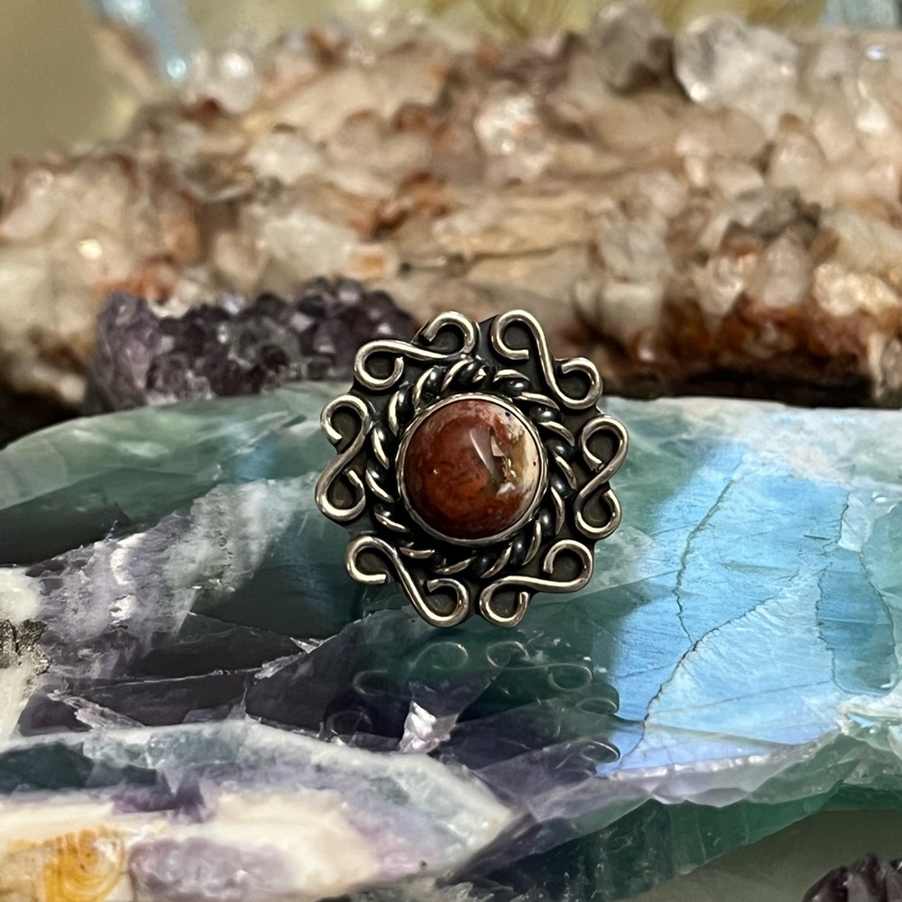 Fire Opal Ring - Picture 2 of 6